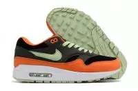 nike air max 1 homme soldes orange black green